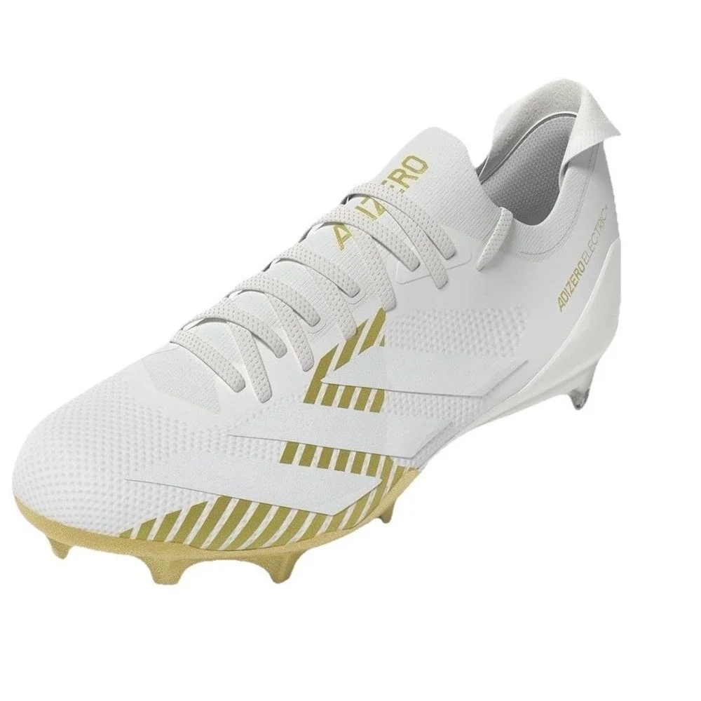 Adidas Men's Adizero Electric White Gold Metallic Cleats Shoes JH6254‎ Size 13